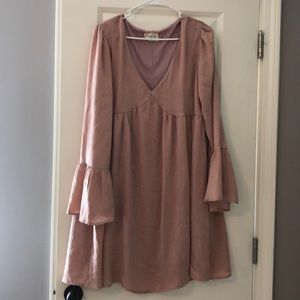 Pink babydoll style dress